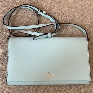 Kate spade blue crossbody bag